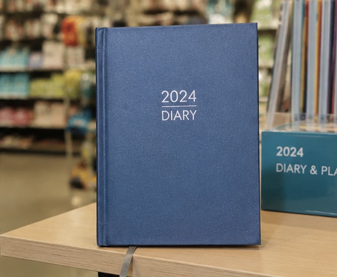 2024 Hardcover Diary (Blue)