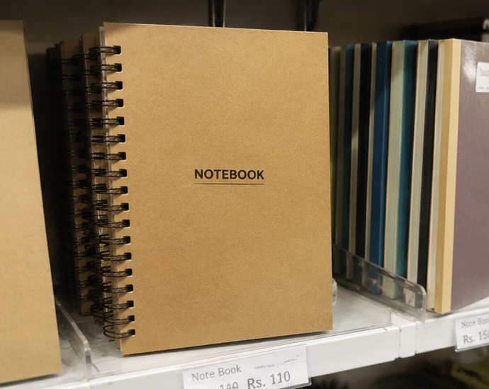 Kraft Paper Spiral Notebook